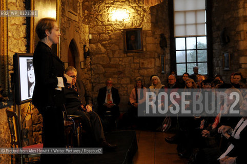 Justine Picardie event in the great hall.Lennoxlove Book Festival at Lennoxlove House, Haddington, Scotland, November 21 2010..©Picture from Alex Hewitt/Writer Pictures/Rosebud2