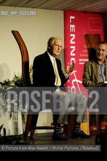 Nicholas Parsons event in the festival marquee.Lennoxlove Book Festival at Lennoxlove House, Haddington, Scotland, November 21 2010..©Picture from Alex Hewitt/Writer Pictures/Rosebud2