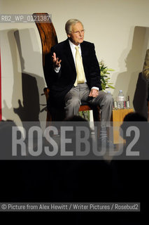 Nicholas Parsons event in the festival marquee.Lennoxlove Book Festival at Lennoxlove House, Haddington, Scotland, November 21 2010..©Picture from Alex Hewitt/Writer Pictures/Rosebud2