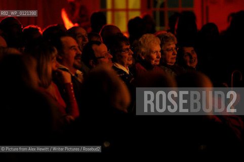 Nicholas Parsons event in the festival marquee.Lennoxlove Book Festival at Lennoxlove House, Haddington, Scotland, November 21 2010..©Picture from Alex Hewitt/Writer Pictures/Rosebud2