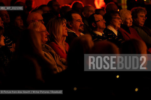 Nicholas Parsons event in the festival marquee.Lennoxlove Book Festival at Lennoxlove House, Haddington, Scotland, November 21 2010..©Picture from Alex Hewitt/Writer Pictures/Rosebud2