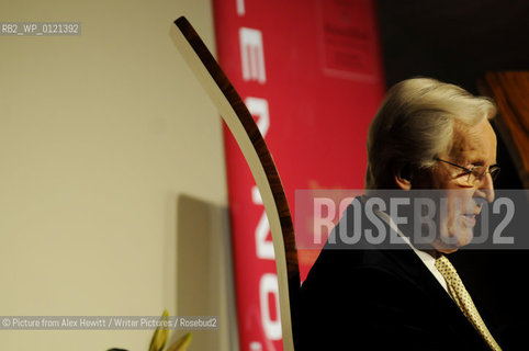 Nicholas Parsons event in the festival marquee.Lennoxlove Book Festival at Lennoxlove House, Haddington, Scotland, November 21 2010..©Picture from Alex Hewitt/Writer Pictures/Rosebud2
