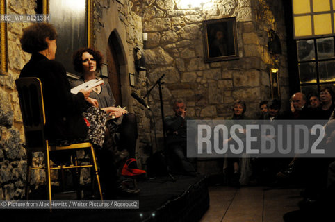 Maggie OFarrell event in the great hall.Lennoxlove Book Festival at Lennoxlove House, Haddington, Scotland, November 21 2010..©Picture from Alex Hewitt/Writer Pictures/Rosebud2