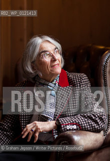 Donna Leon, photographed at Durrants Hotel, London..copyright©Graham Jepson/Writer Pictures/Rosebud2