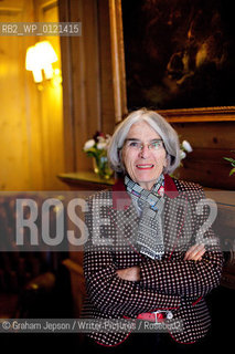 Donna Leon, photographed at Durrants Hotel, London..copyright©Graham Jepson/Writer Pictures/Rosebud2