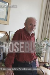Scottish Poet and Writer Tom Leonard photographed at home in Glasgow ahead of the Scottish Arts Council Book of the Year Award 2010. 11th June 2010....copyright©Dominique Carton/Writer Pictures/Rosebud2