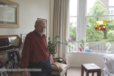 Scottish Poet and Writer Tom Leonard photographed at home in Glasgow ahead of the Scottish Arts Council Book of the Year Award 2010. 11th June 2010....copyright©Dominique Carton/Writer Pictures/Rosebud2