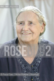 Writer Doris Lessing at the Edinburgh International Book Festival...Copyright©Pascal Saez/Writer Pictures/Rosebud2