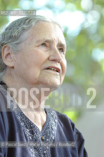 Writer Doris Lessing at the Edinburgh International Book Festival...Copyright©Pascal Saez/Writer Pictures/Rosebud2