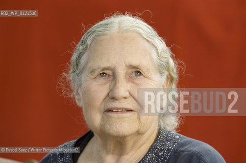 Writer Doris Lessing at the Edinburgh International Book Festival...Copyright©Pascal Saez/Writer Pictures/Rosebud2