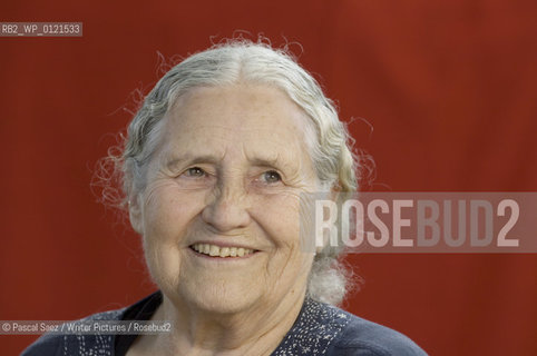 Writer Doris Lessing at the Edinburgh International Book Festival...Copyright©Pascal Saez/Writer Pictures/Rosebud2