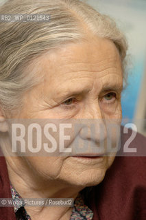 4/11/03.Doris Lessing at a book signing after speaking at a University of East Anglia Literary Fes©Writer Pictures/Rosebud2