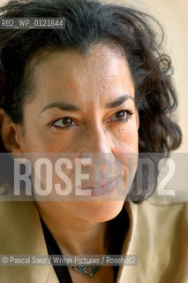 22 August 2004 - Edinburgh, UK - Jamaican-born British writer Andrea Levy, who won the Whitbread Book of the Year award  and the Orange Prize for Fiction for her novel Small Island.at the Edinburgh International Book festival ..©Pascal Saez/Writer Pictures/Rosebud2