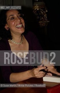 Andrea Levy at the Althorp Literary Festival, Northampton, UK, June 19, 2005.  ..©Susan Martin/Writer Pictures/Rosebud2
