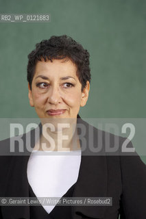 Andrea Levy, author and Orange Prize winner at the Edinburgh International Book Festival, 21/08/2010..©.Geraint Lewis/Writer Pictures/Rosebud2