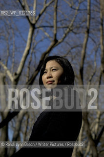 Chinese American writer Yiyun Li has her photo taken at Mills College in Oakland, Calif., Friday December 9, 2005. ..Copyright©Randi Lynn Beach/Writer Pictures/Rosebud2