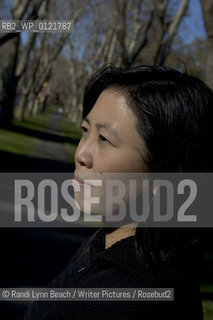 Chinese American writer Yiyun Li has her photo taken at Mills College in Oakland, Calif., Friday December 9, 2005. ..Copyright©Randi Lynn Beach/Writer Pictures/Rosebud2