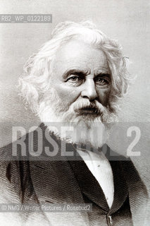 Henry Wadsworth Longfellow (1807-1882).American poet..Copyright©NMG/Writer Pictures/Rosebud2