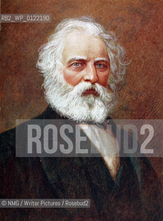 Henry Wadsworth Longfellow (1807-1882).American poet..Copyright©NMG/Writer Pictures/Rosebud2