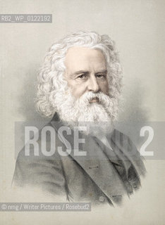 Henry Wadsworth Longfellow (1807-1882).American poet..copyright©nmg/Writer Pictures/Rosebud2