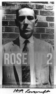 Science Fiction Writer HP Lovecraft..©Howard Philip Lovecraft.../Writer Pictures/Rosebud2