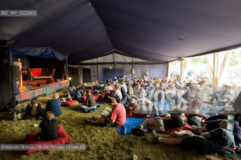 Latitude Festival, Suffolk. Literature tent.....copyright©Malcolm Watson/Writer Pictures/Rosebud2