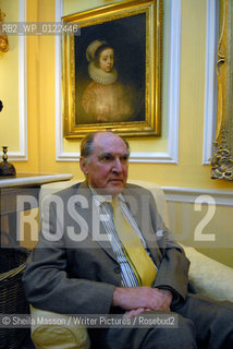James Macaulay, British architectural writer and lecturer and Charles Rennie Mackintosh authority, at the 2nd annual Lennoxlove Book Festival at Lennoxlove House, Haddington, Scotland, November 20, 2010...Copyright©Sheila Masson/Writer Pictures/Rosebud2