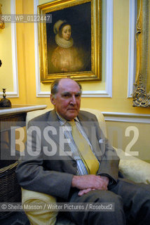 James Macaulay, British architectural writer and lecturer and Charles Rennie Mackintosh authority, at the 2nd annual Lennoxlove Book Festival at Lennoxlove House, Haddington, Scotland, November 20, 2010...Copyright©Sheila Masson/Writer Pictures/Rosebud2