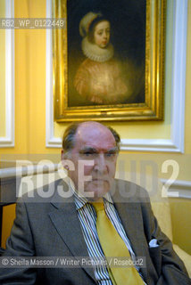 James Macaulay, British architectural writer and lecturer and Charles Rennie Mackintosh authority, at the 2nd annual Lennoxlove Book Festival at Lennoxlove House, Haddington, Scotland, November 20, 2010...Copyright©Sheila Masson/Writer Pictures/Rosebud2