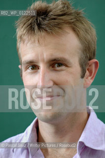 Nature writer Robert Macfarlane, author of The Wild Places, at the Edinburgh International Book Festival 2007. ..Copyright©Pascal Saez/Writer Pictures/Rosebud2