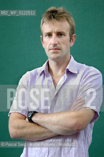 Nature writer Robert Macfarlane, author of The Wild Places, at the Edinburgh International Book Festival 2007. ..Copyright©Pascal Saez/Writer Pictures/Rosebud2