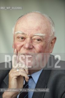 Alistair MacLeod, Canadian author and writer  at The Edinburgh International Book Festival 2009..copyright©Geraint Lewis/Writer Pictures/Rosebud2