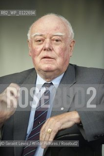 Alistair MacLeod, Canadian author and writer  at The Edinburgh International Book Festival 2009..copyright©Geraint Lewis/Writer Pictures/Rosebud2