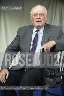 Alistair MacLeod, Canadian author and writer  at The Edinburgh International Book Festival 2009..copyright©Geraint Lewis/Writer Pictures/Rosebud2