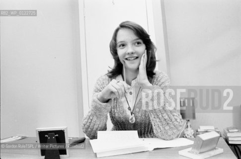 Lindsay Brown, (now Lindsay MacLeod) 12 year old novelist, in Glasgow, Scotland, November 2, 1978...Copyright©Gordon RuleTSPL/Writer Pictures/Rosebud2