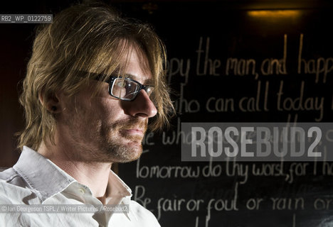 Kevin MacNeil, Scottish poet, playwright and novelist, in Edinburgh, Scotland, September 6, 2010. ..Copyright©Ian Georgeson TSPL/Writer Pictures/Rosebud2
