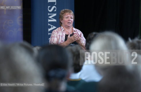 Events at the Borders Book Festival 2007, held in Melrose in the Scottish Borders...Childrens Author Catherine MacPhail speaks to pupils from St Marys School..Copyright©Alex Hewitt/Writer Pictures/Rosebud2