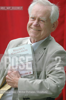 Scottish writer Magnus Magnusson at the Edinburgh International Book Festival...Copyright©Pascal Saez/Writer Pictures/Rosebud2