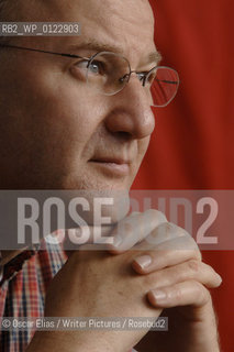 Raul Carlos Maicas, Spanish writer, in Barcelona, Spain, November 8, 2007..Copyright©Oscar Elias/Writer Pictures/Rosebud2