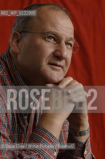 Raul Carlos Maicas, Spanish writer, in Barcelona, Spain, November 8, 2007..Copyright©Oscar Elias/Writer Pictures/Rosebud2