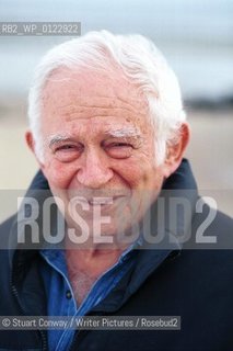 Norman Mailer on his porch in Provincetown, Cape Cod...Copyright©Stuart Conway/Writer Pictures/Rosebud2