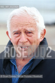 Norman Mailer on his porch in Provincetown, Cape Cod...Copyright©Stuart Conway/Writer Pictures/Rosebud2