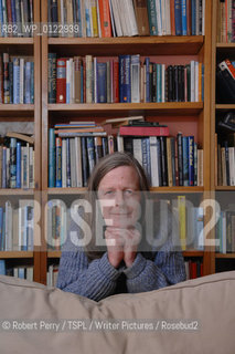 Author Sara Maitland, her isolated cottage in moorland in Galloway in the background. Seen in front of her bookshelf...29th Oct 2008....Copyright©Robert Perry/TSPL/Writer Pictures/Rosebud2