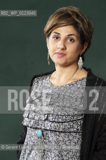 Zaiba Malik, British journalist and writer, at the 2010 Edinburgh International Book Festival, August 22, 2010. .Copyright©Geraint Lewis/Writer Pictures/Rosebud2