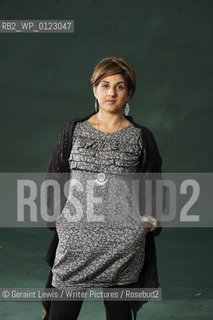 Zaiba Malik, British journalist and writer, at the 2010 Edinburgh International Book Festival, August 22, 2010. .Copyright©Geraint Lewis/Writer Pictures/Rosebud2