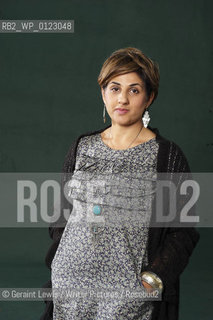 Zaiba Malik, British journalist and writer, at the 2010 Edinburgh International Book Festival, August 22, 2010. .Copyright©Geraint Lewis/Writer Pictures/Rosebud2