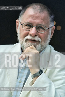 Jose Angel Manas, Spanish writer, in Barcelona, Spain, November 19, 2009..Copyright©Oscar Elias/Writer Pictures/Rosebud2