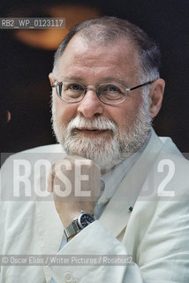 Jose Angel Manas, Spanish writer, in Barcelona, Spain, November 19, 2009..Copyright©Oscar Elias/Writer Pictures/Rosebud2