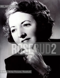 Olivia Manning (1911-1980).British novelist..copyright©NMG/Writer Pictures/Rosebud2