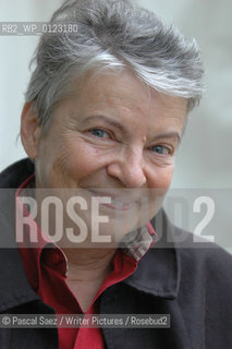 French writer Dominique Manotti at the Edinburgh International Book Festival...Copyright©Pascal Saez/Writer Pictures/Rosebud2
